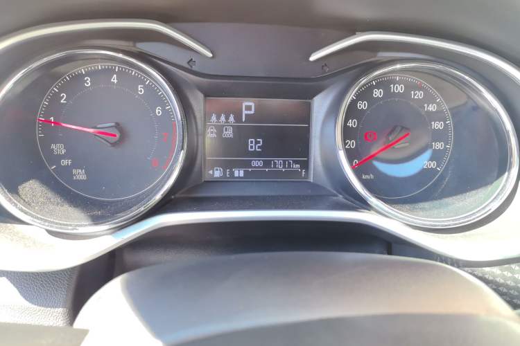 Used Chevrolet Cavalier 2022 325T Automatic Enjoyment Edition Odometer Close Up