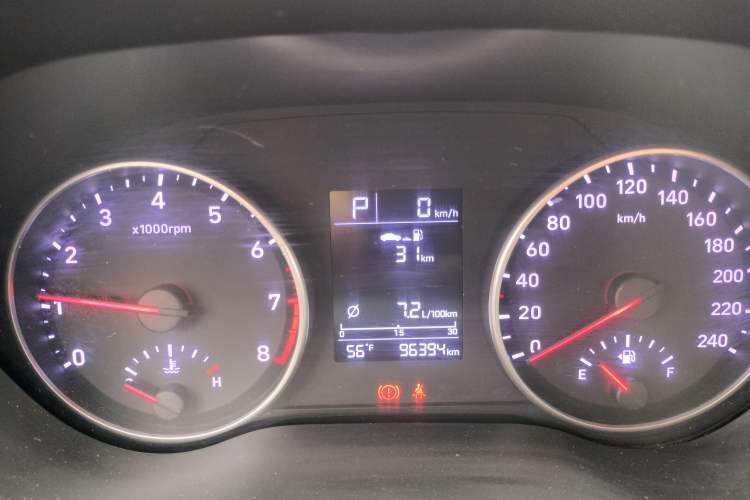 Used Hyundai Celesta 2018 1.6L Automatic GL Enjoyment Edition China VI compliant Instrument Cluster
