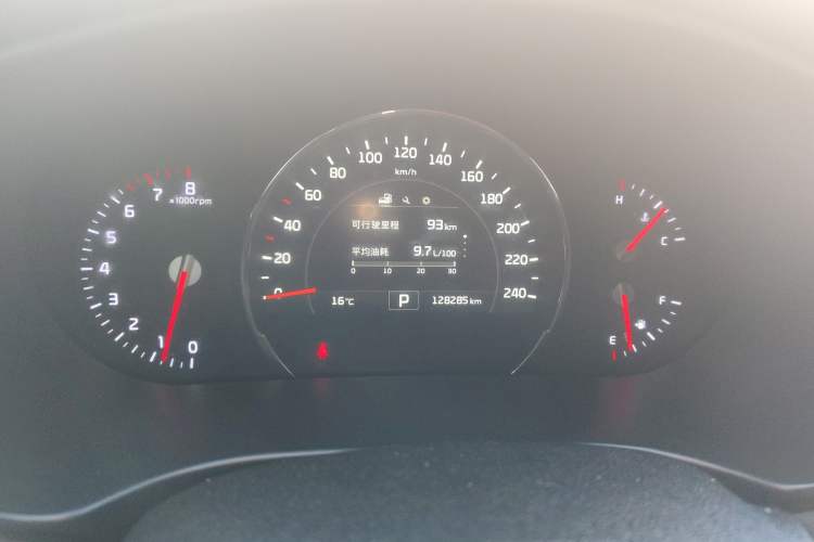 Used Kia Sorento 2015 Sorento L 2.4L Gasoline 4WD Elite Edition 7 Seats China V Emission Standard Instrument Cluster