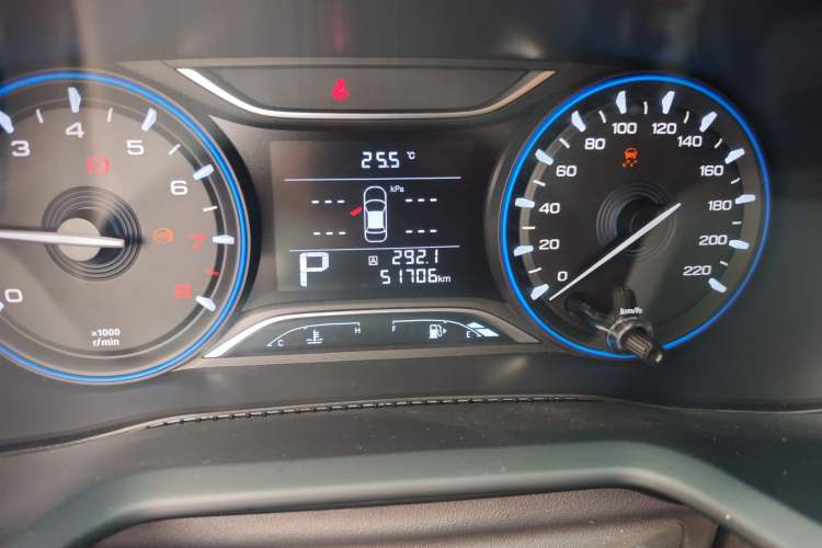 Used GAC Trumpchi GS3 2019 235T Automatic Elite Edition Odometer Close Up