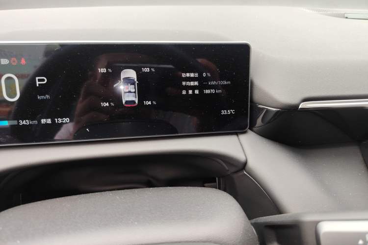 Used AION V 2024 Aion Tyrannosaurus 650 LiDAR Edition Odometer Close Up