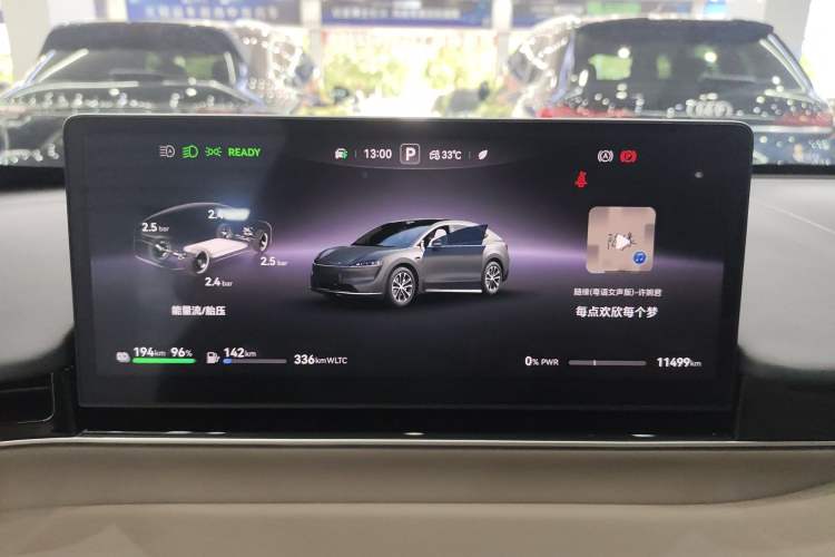 Used Hima Luxeed R7 2025 Range-Extended Version 251 km Max Instrument Cluster