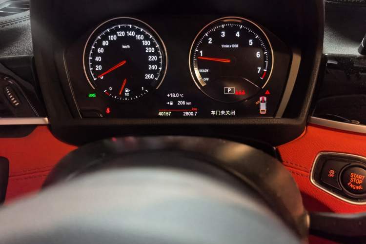 Used BMW X2 2022 sDrive25i M Sport Package Odometer Close Up