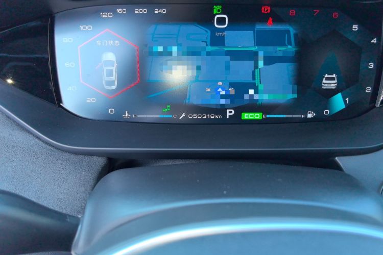 Used Dongfeng Aeolus Yixuan MAX 2021 1.5T Super Cool Dad Edition Odometer Close Up