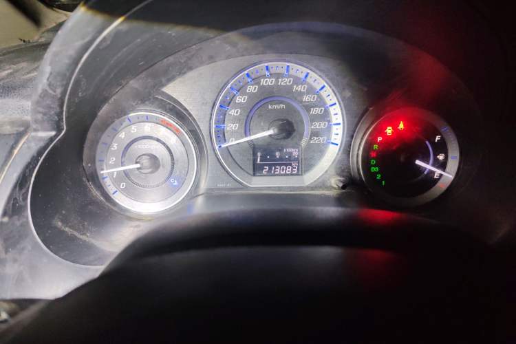 Used Honda City Classic 2012 1.5L Automatic Elite Edition Odometer Close Up