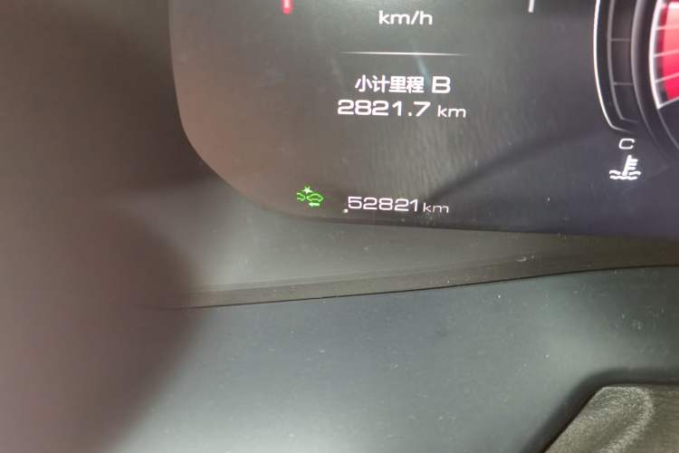 Used Wey VV7 2021 2.0T Technology Edition Odometer Close Up