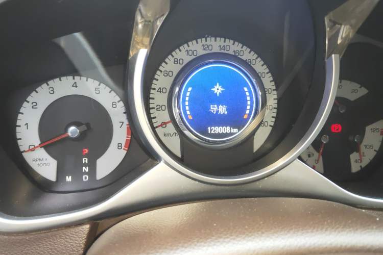 Used Cadillac SRX 2012 3.0L Elite Edition Odometer Close Up
