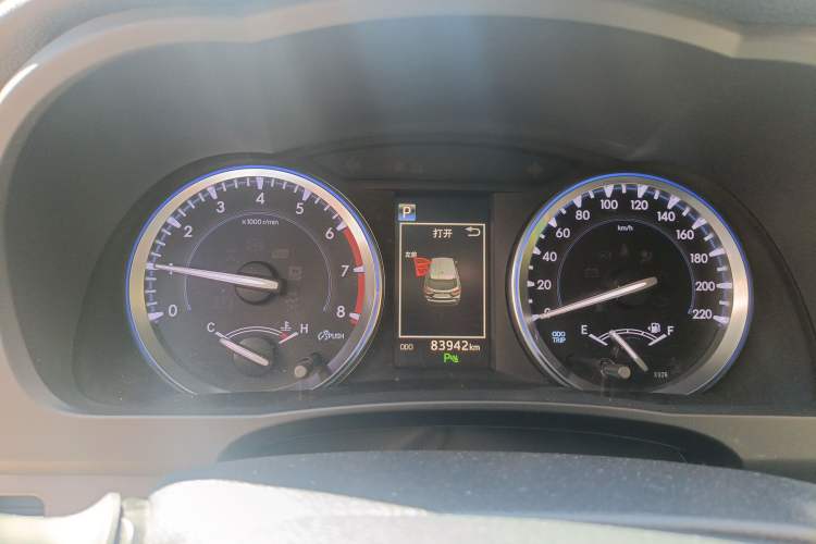 Used Toyota Highlander 2021 2.0T Four-Wheel Drive Luxury Edition 7 Seats Instrument Cluster