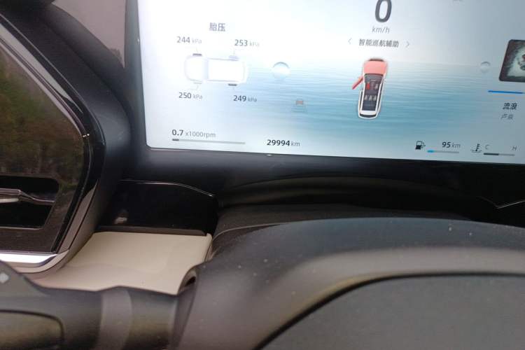 Used Geely Auto Monjaro L 2024 2.0TD High-Power Automatic Two-Wheel Drive Yunqi Version Odometer Close Up