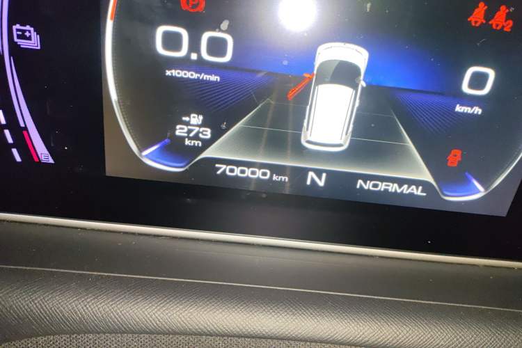 Used ORA White Cat 2020 360 km Luxury Version Odometer Close Up