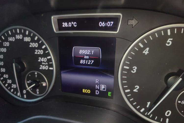 Used Mercedes-Benz A-Class 2013 A 180 Fashion Model Odometer Close Up