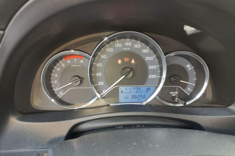 Used Toyota Levin 2017 Revised 185T CVT Elite Edition China V Standard Instrument Cluster