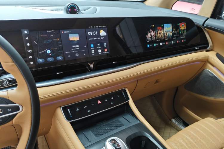 Used VOYAH Dream 2024 PHEV Ultra-Long Range Flagship Edition Audio And AC Panel