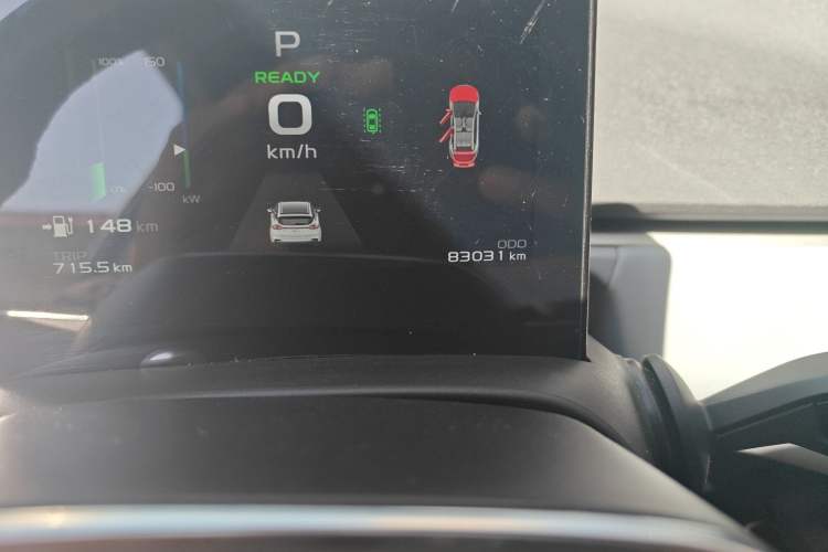 Used Geometry C 2020 Selected Range Edition 550 KM C++ Pro Odometer Close Up