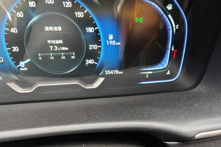 Used Hyundai Tucson 2021 Tucson L 1.5T DCT GLX Elite Edition Odometer Close Up