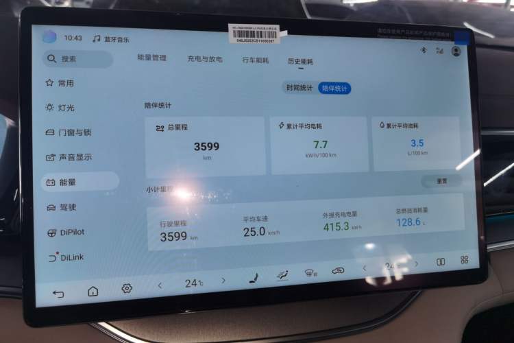 Used BYD Song PLUS New Energy 2025 DM-i Intelligent Driving 160KM Flagship Model Instrument Cluster
