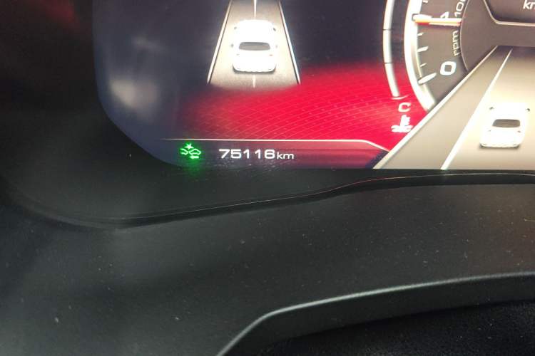 Used Haval F7 2021 1.5T Two-Wheel Drive i-Trend Odometer Close Up