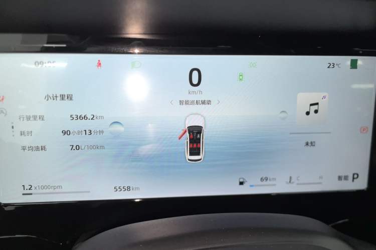 Used Geely Auto Monjaro L 2024 2.0TD DCT EVO Two-Wheel Drive Long-Range Version Instrument Cluster