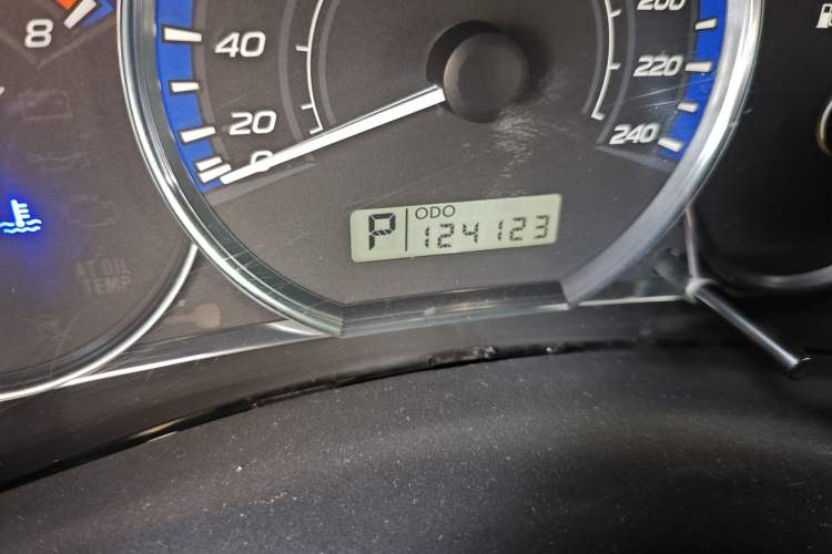 Used Subaru Forester 2010 2.0 XS Automatic Luxury Edition Odometer Close Up