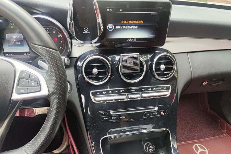 Used Mercedes-Benz C-Class 2017 C 200 Sport Edition Audio And AC Panel
