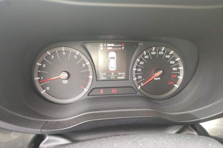 Used GAC Trumpchi GA6 2015 1.8T DCT Luxury Navigation Model Odometer Close Up