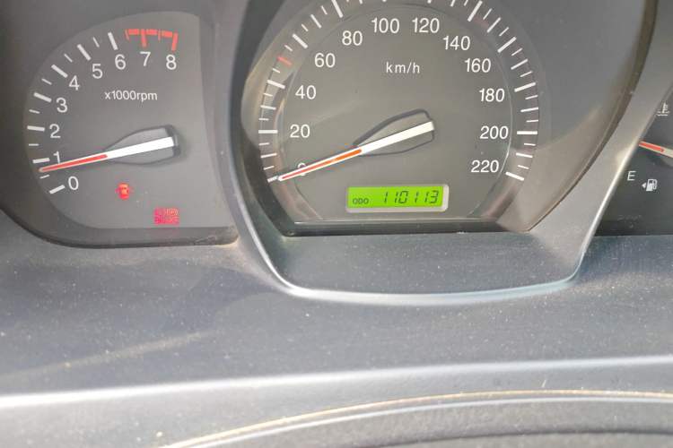 Used Kia Cerato 2012 1.6L MT GL Odometer Close Up