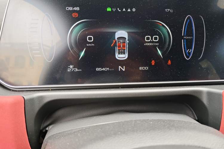 Used ORA Good Cat GT 2022 Mulan Edition 480km Long-Range续航 Odometer Close Up