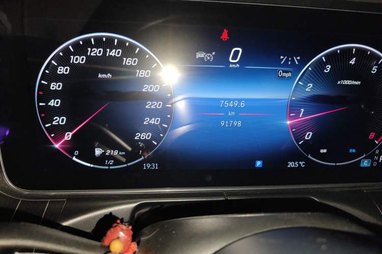 Used Mercedes-Benz C-Class 2024 C 260 L Sport Edition Odometer Close Up
