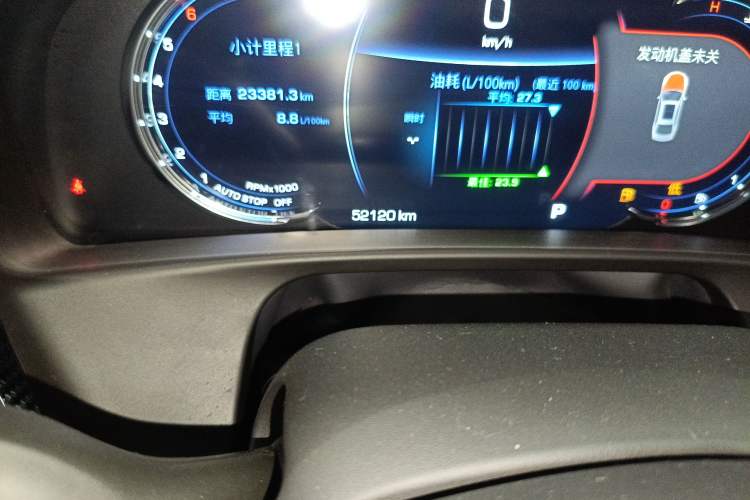 Used Cadillac CT6 2022 28T Prestige Edition Odometer Close Up