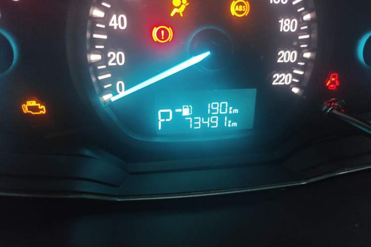 Used Ford Escort 2017 Revised Version 1.5L Automatic Comfort Edition Odometer Close Up