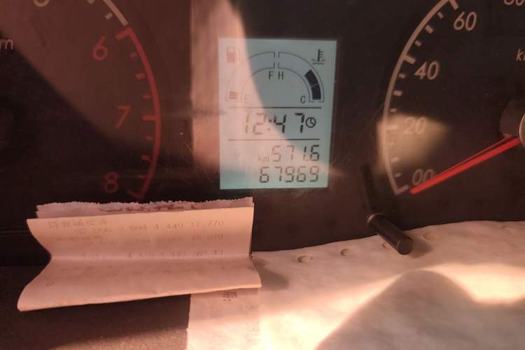 Used Suzuki Wagon R 2019 1.4L Manual Classic Model Odometer Close Up