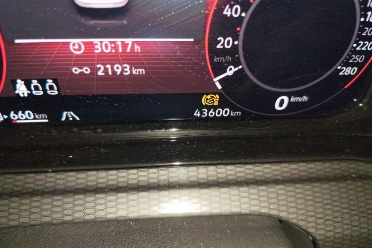 Used Volkswagen Golf GTI 2021 380TSI DSG GTI Odometer Close Up