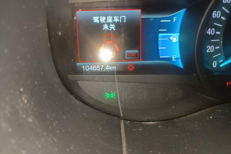 Used Ford Edge 2017 EcoBoost 245 Two-Wheel-Drive Sporty 7-Seater Odometer Close Up