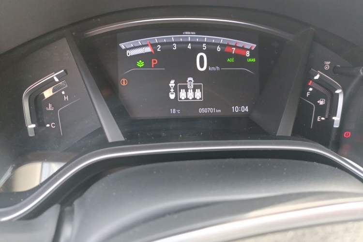 Used Honda Breeze 2020 240TURBO CVT Four-Wheel Drive Premium Edition Odometer Close Up