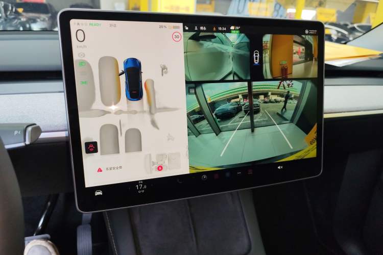 Used Tesla Model Y 2024 Rear-Wheel-Drive Version Audio And AC Panel