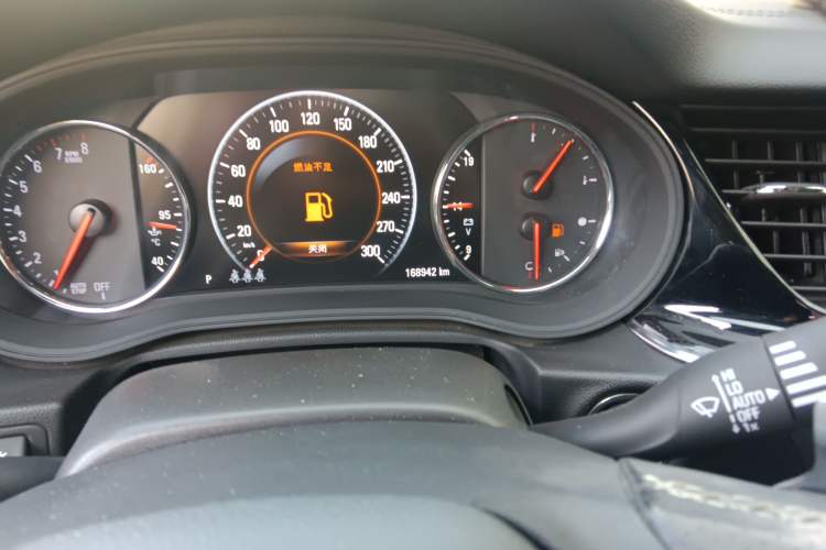 Used Buick Regal 2017 GS 28T Prestige Model Odometer Close Up