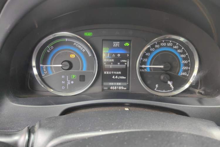 Used Toyota Levin 2017 Revised Dual-Engine 1.8H GS E-CVT Elite Sunroof Version China V Standard Instrument Cluster