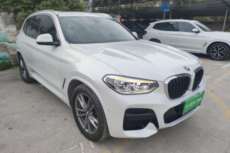 Used BMW X3 2020 xDrive25i M Sport Package Front Right 45 Deg