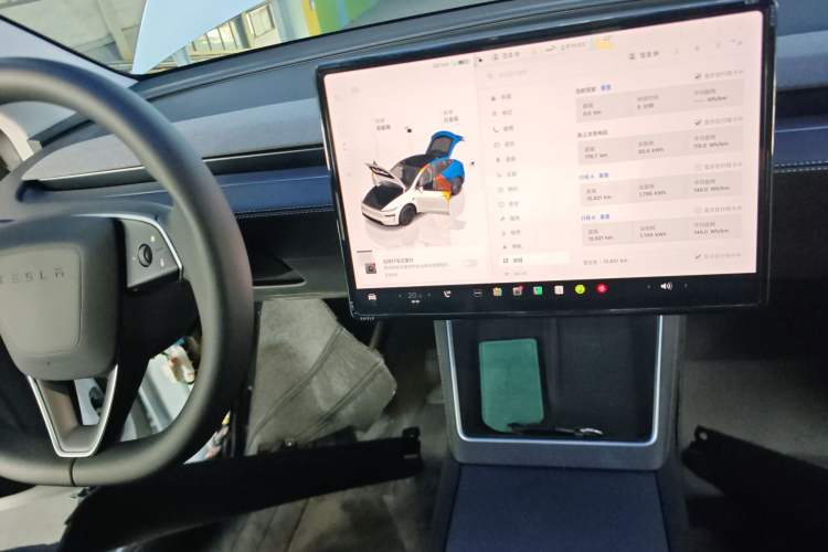 Used Tesla Model Y 2025 Updated Version Long-Range All-Wheel Drive Audio And AC Panel