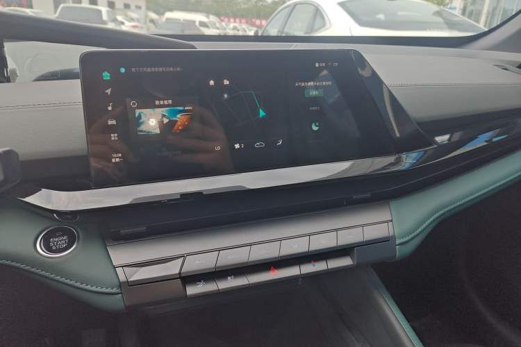 Used CHANGAN NEVO A06 2023 Base Model Audio And AC Panel