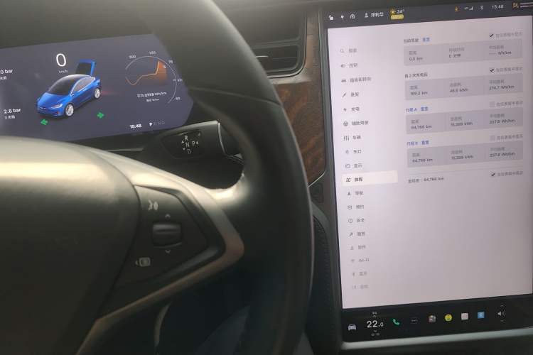 Used Tesla Model X 2017 X 100D Long Range Edition Instrument Cluster