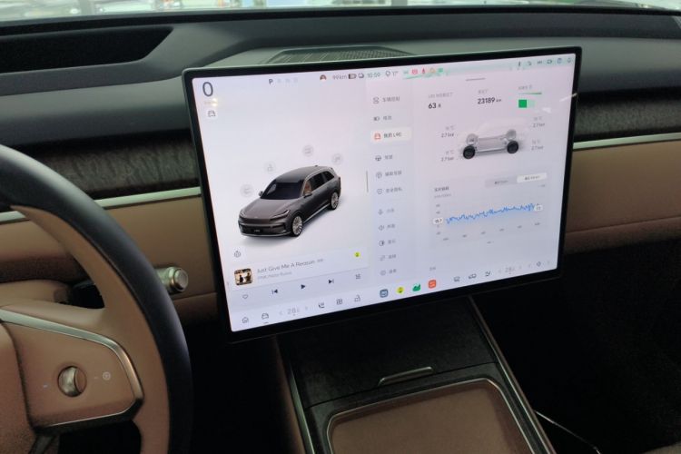 Used ONVO Luxeed L90 2025 Model—Max Six-Seater Version Audio And AC Panel