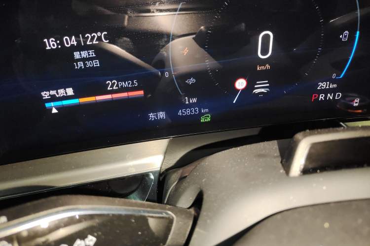 Used Cadillac LYRIQ 2022 Rear-Drive Long-Range Prestige Edition Odometer Close Up