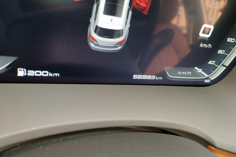 Used BORGWARD BX7 2018 28T Two-Wheel Drive Luxury Version 5 Seats China V Emission Standard Odometer Close Up