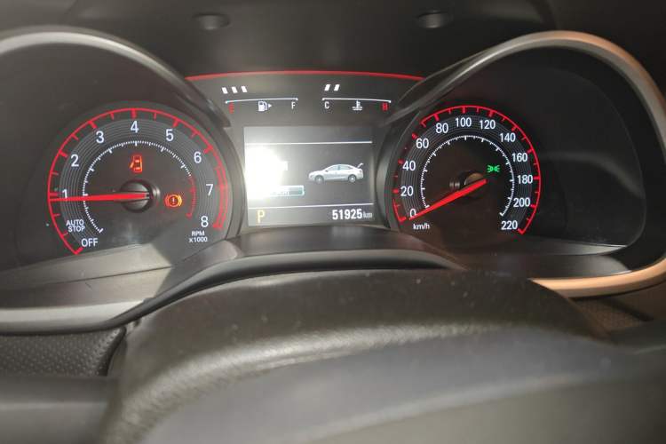 Used Chevrolet Monza 2019 RS 330T Automatic Comfort Edition China VI Standard Odometer Close Up