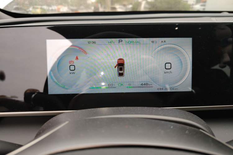 Used BYD Qin L 2024 DM-i 80KM Beyond Model Instrument Cluster