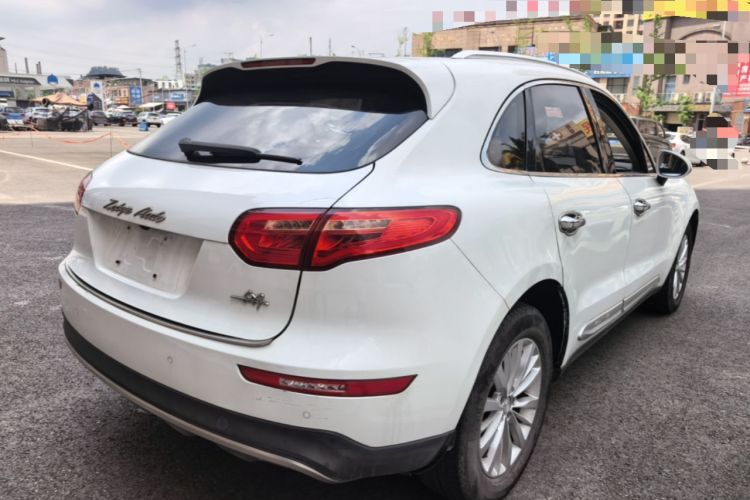 Used Zotye SR9 2017 2.0T Automatic Ultimate Road Edition Rear Right 45 Deg