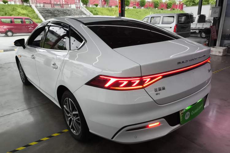 Used BYD Qin PLUS 2024 Honor Edition EV 420KM Beyond Model Rear Left 45 Deg