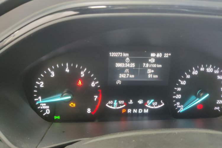 Used Ford Focus 2020 Hatchback EcoBoost 180 Automatic ST Line Odometer Close Up