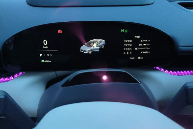 Used Zeekr 007 2025 Rear-Drive Intelligent Driving Version 75 kWh Instrument Cluster